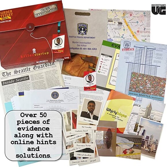 Card Games - Murder Mystery Party Case Files + Jeopardy - Picture 8 of 8